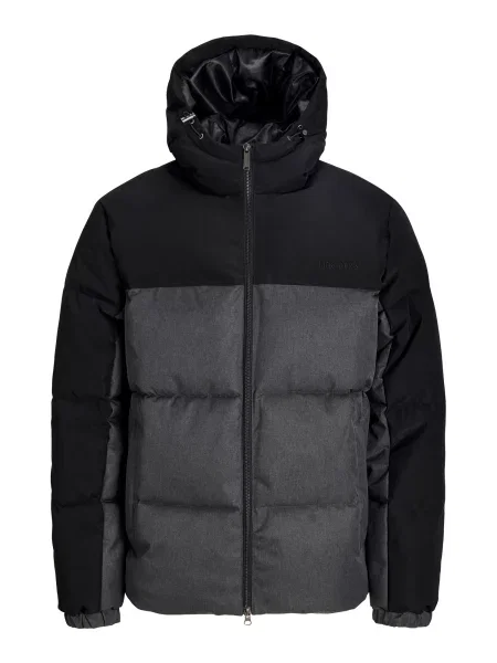 JACK & JONES Geacă de iarnă JJOXFORD gri metalic negru