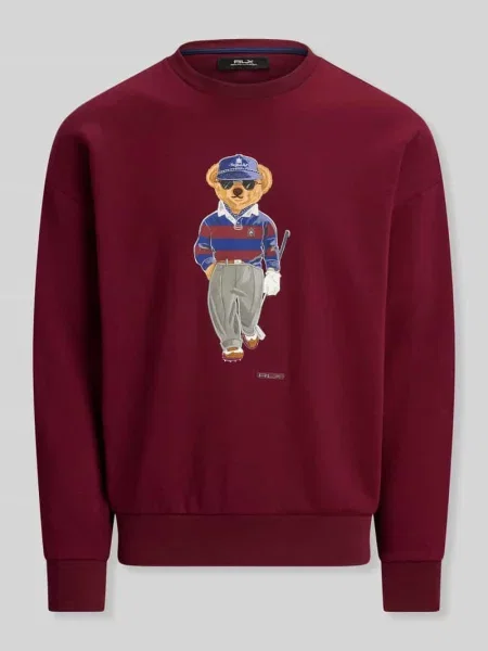 Bluza z haftem z misiem golfowym Polo Ralph Lauren