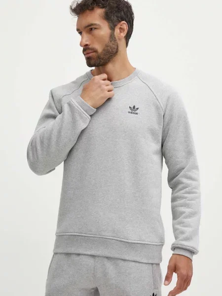 Суитчър Adidas Originals с принт сиво