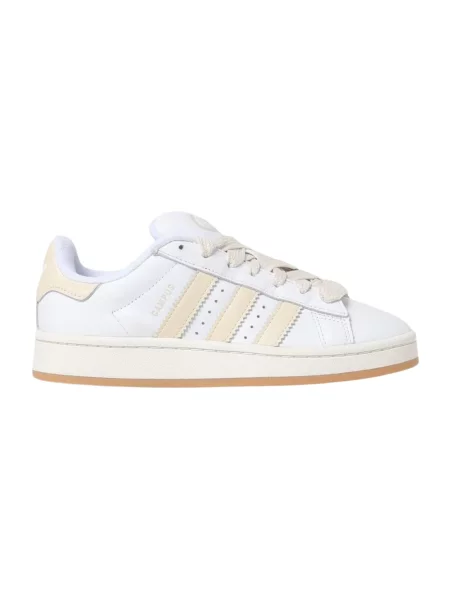 Sneakersy Adidas Campus skórzane beżowe
