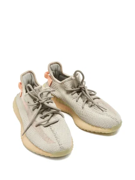 Ριγέ πλεκτά sneakers Adidas Yeezy γκρι