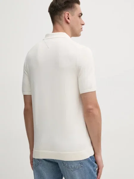 Koszulka polo o kroju regular fit z wyhaftowanym logo beżowa