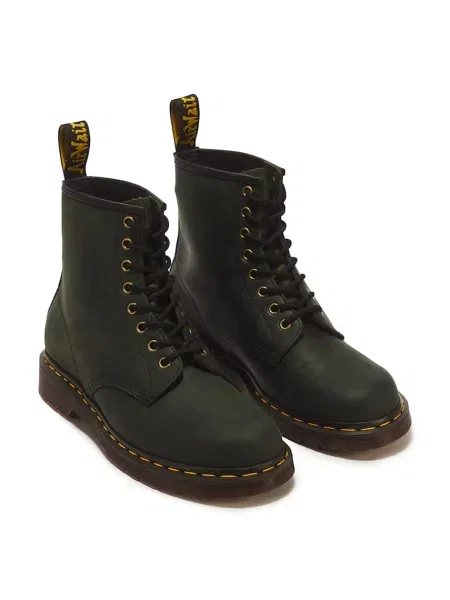 Pantofi Dr. Martens din piele verde