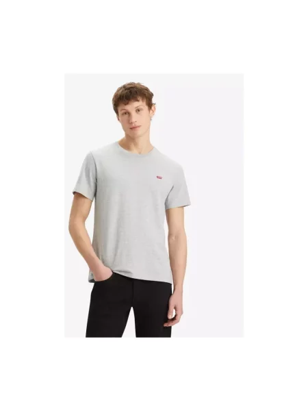 T-shirt z detalem z logo Levi's szara