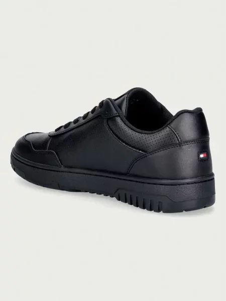 Tommy Hilfiger TH BASKET CORE LEATHER sneakersy czarne