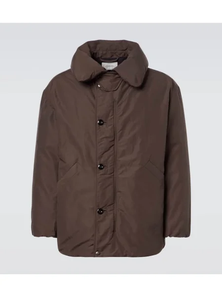 Пухено яке Lemaire кафяво