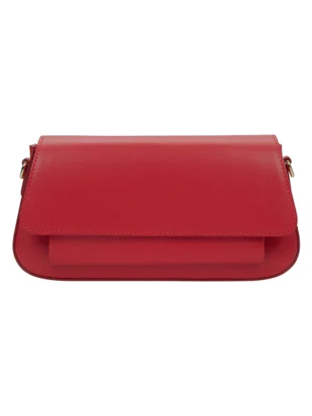 Torebka crossbody Estro skórzana czerwona