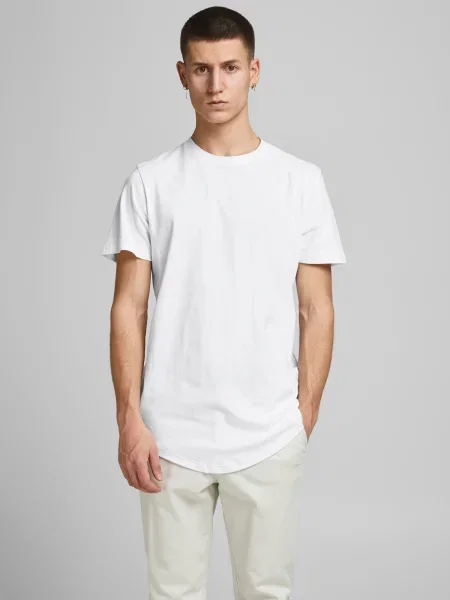 JACK & JONES Tricou Noa / negru alb