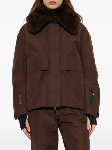 Slidinėjimo striukė Moncler Grenoble ruda