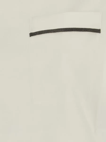Tricou Brunello Cucinelli alb