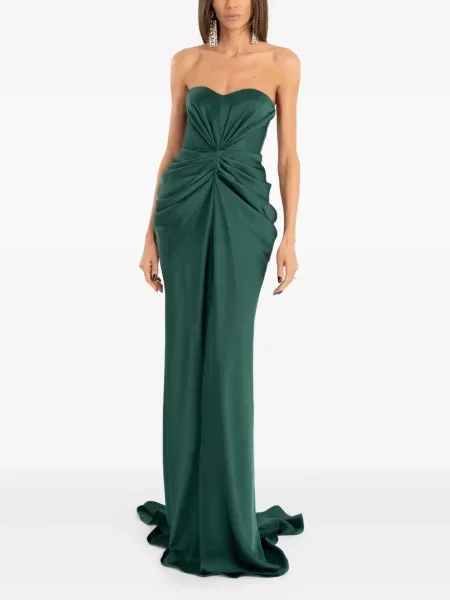 Rochie maxi Ana Radu de costum verde