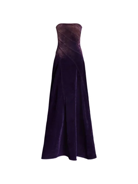 Rochie maxi Ralph Lauren Collection de costum violet