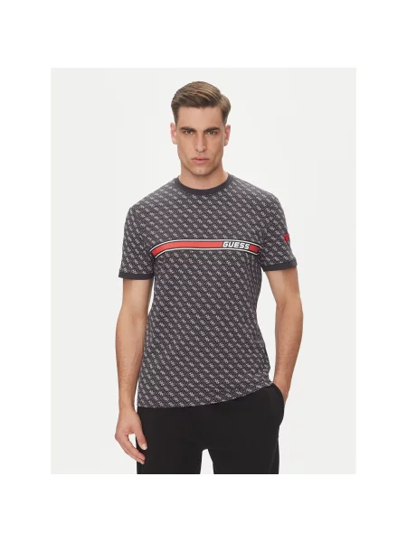 Guess T-shirt Jamey Regular Fit crna