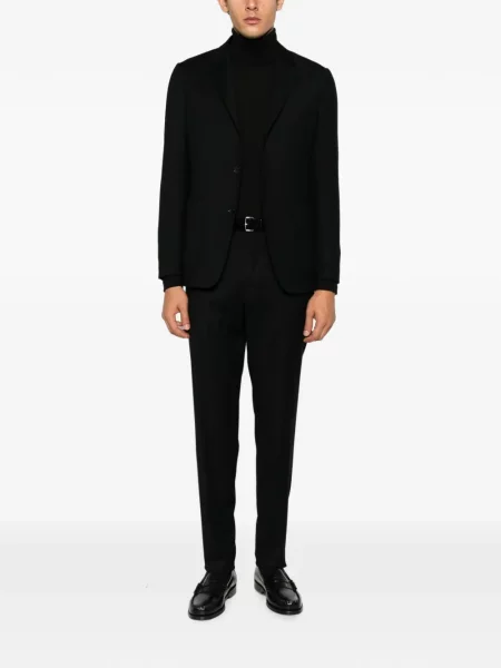 Sacou Zegna cu rever negru