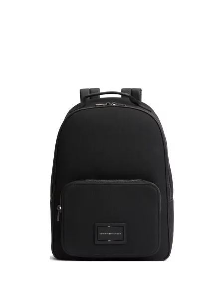 Rucsac Tommy Hilfiger cu autograf negru