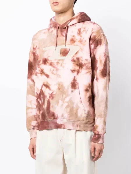 Tie-dye kaklaraištis Stain Shade ruda
