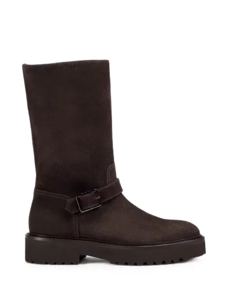 Botine Doucal's din piele de căprioară maro