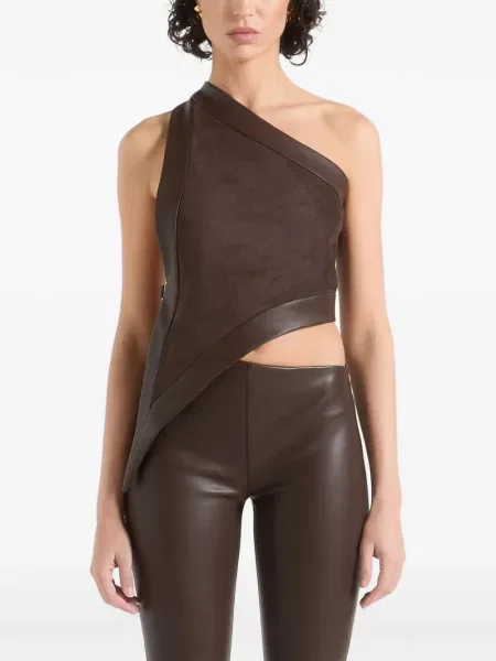 Top Manière De Voir cu spatele deschis maro