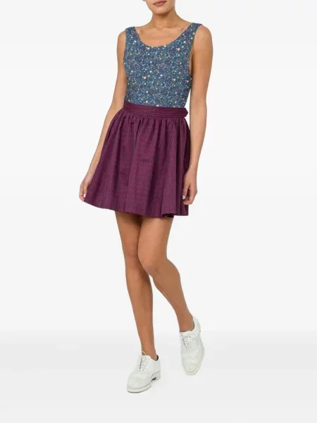 Body Lhd cu model floral albastru
