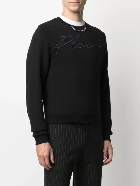 Haftowana bluza Philipp Plein czarna