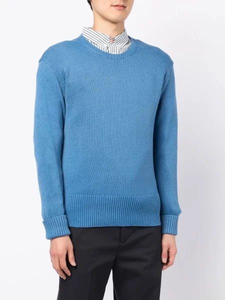 Krátké polotričko Polo Ralph Lauren s kulatým výstřihem modré
