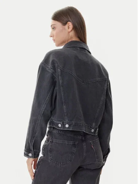 LEVI'S ® Prechodná bunda SHRUNKEN denim čierny
