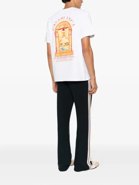 Tricou Casablanca cu imagine alb