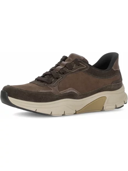 Sneakersy Gabor skórzane brązowe