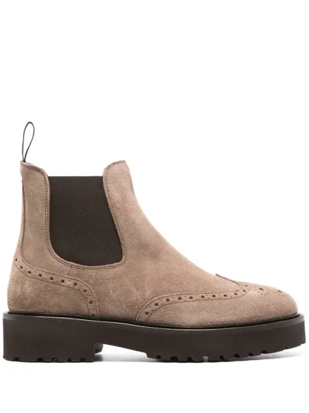 Botine Doucal's din piele de căprioară slip-on