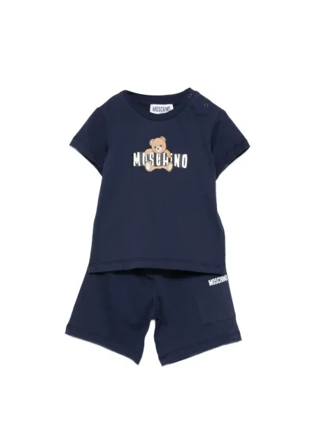 Szorty dziecięce Moschino niebieskie
