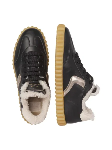 Sneakersy Voile Blanche wełniane czarne