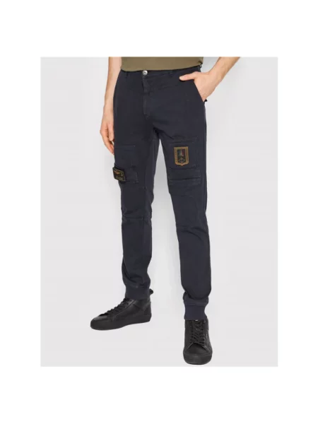 Spodnie Aeronautica Militare niebieskie