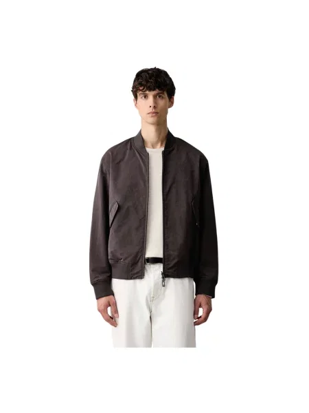 Kurtka bomber Armani Exchange dwustronny czarny