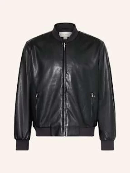 Kurtka jeansowa Calvin Klein Jeans skórzana czarna