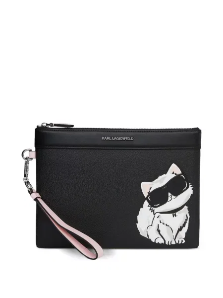 Clutch torbica Karl Lagerfeld crna