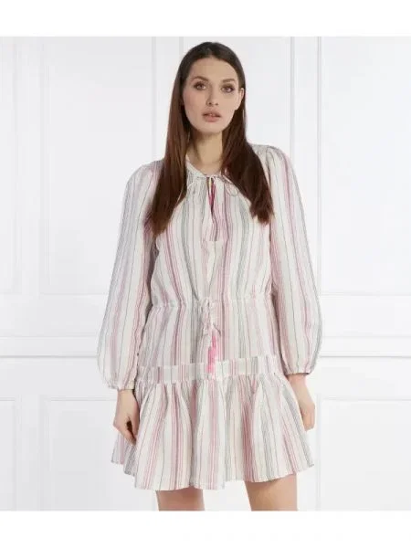 Pepe Jeans London De in rochie DEBBIE alb