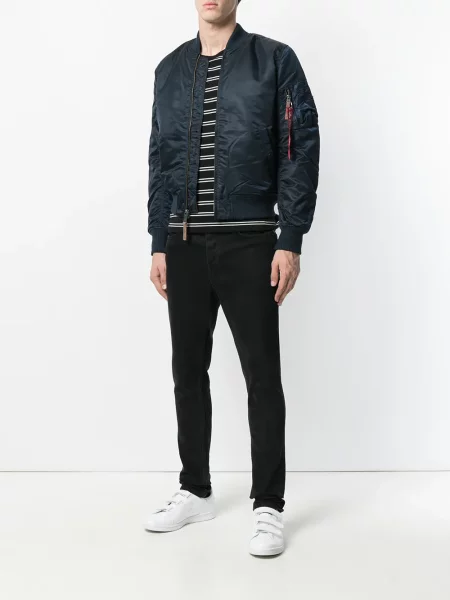 Kurtka bomber Alpha Industries niebieski