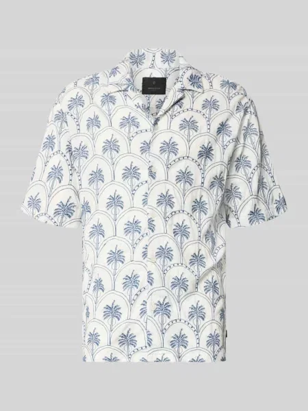 Koszula casualowa o kroju regular fit z czystej model Fred' Jack & Jones Premium biała