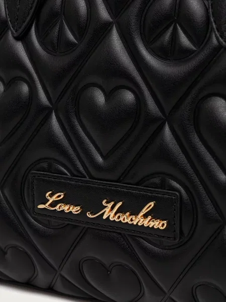 Кожаная сумка Love Moschino