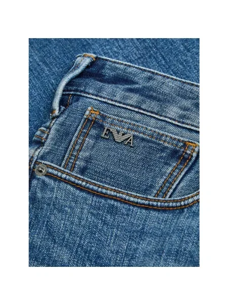 Jeansy Emporio Armani niebieskie