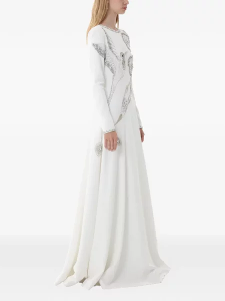 Rochie de seară Dina Melwani alb