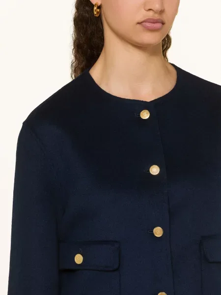 Tommy Hilfiger Bunda Hranatého Střihu tmavě modrá