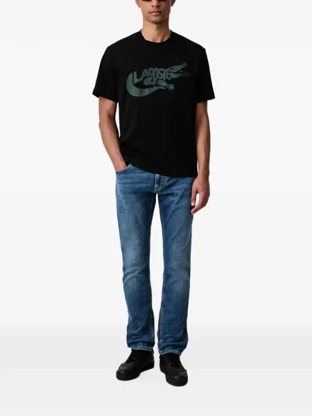 Tricou Lacoste cu imagine negru