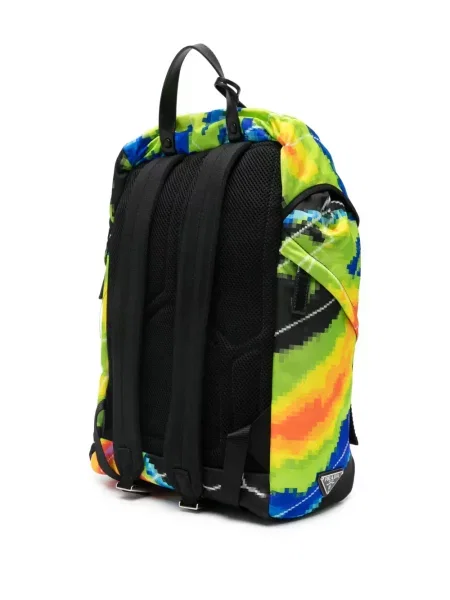 Rucsac Prada cu imagine verde