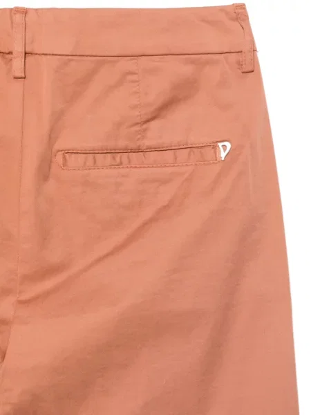 Pantaloni Dondup cu autograf portocaliu
