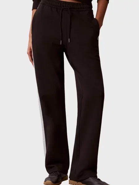 Махровые спортивные штаны Calvin Klein Jeans черные