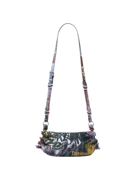 Crossbody táska Desigual nyomtatás fekete