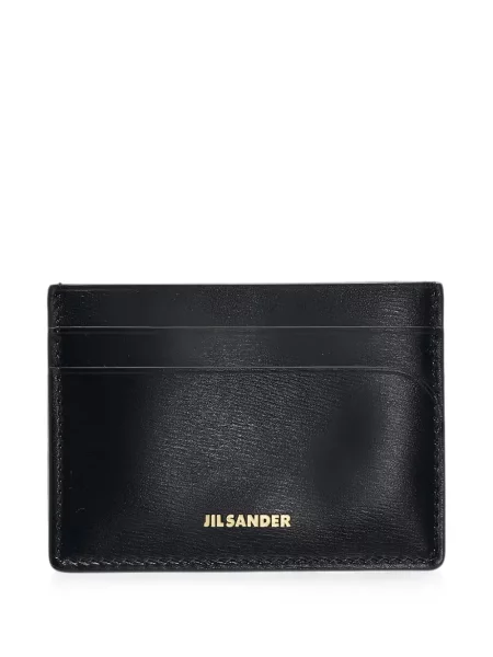 Portofel Jil Sander cu imagine negru