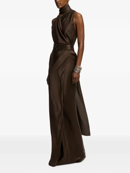 Rochie Ralph Lauren Collection fără mâneci maro