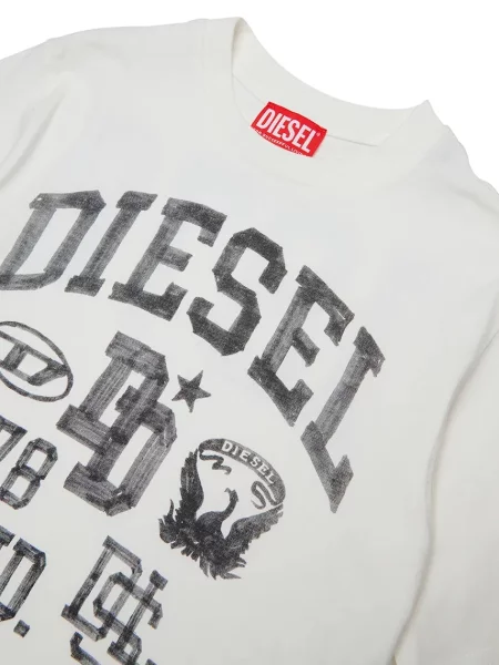 Diesel gyerek póló TBAND OVER T-SHIRT fehér
